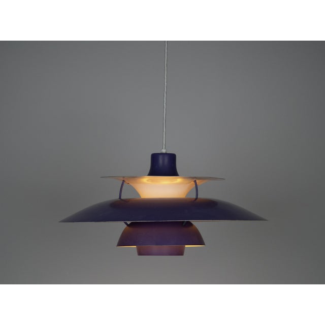 Vintage Danish PH 5 Lamp by Poul Henningsen for Louis Poulsen, 1980s For Sale - Image 3 of 14