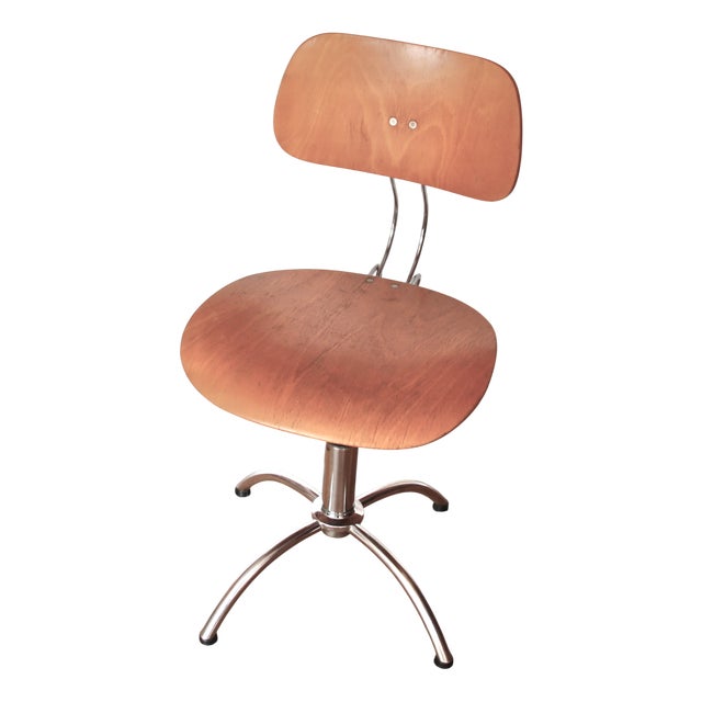 Adjustable Swivel Chair by Egon Eiermannfor Böhler, 1960s For Sale