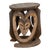 Antique Carved & Painted African Eket Stool For Sale