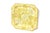 Chinoiserie Vintage Chinese Chinoiserie Yellow & Gold Octagonal Porcelain Tray With Chrysanthemums For Sale - Image 3 of 8