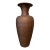 Extra Large 36” Vessel “Montaage” Brand Terracotta Floor Vase in Umbria Plum Glaze For Sale