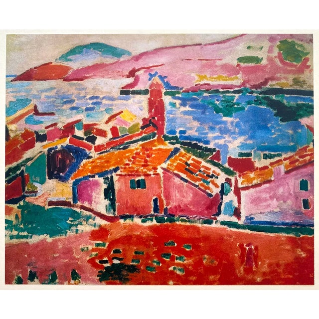 Henri Matisse Vintage 1981 First Edition Fauvism Lithograph Print " View of Collioure " 1905 For Sale - Image 9 of 11