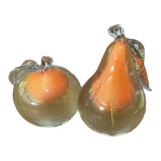 Murano Fruit Bookends For Sale
