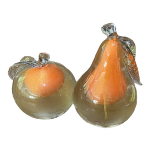 Murano Fruit Bookends