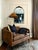 Contemporary Mitzi Lauren 19.5 in. 1 Light Floor Lamp in Aged Brass and Texture Black Finish For Sale - Image 3 of 15