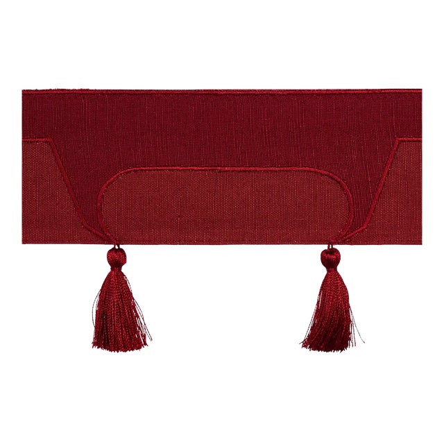 Sample - Schumacher X David Kaihoi Pagoda Trim in Red For Sale