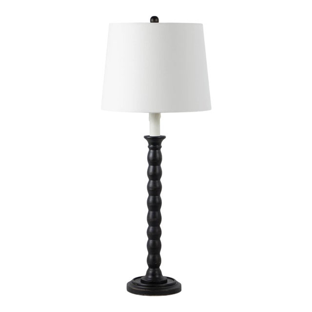 Regina Andrew Perennial Wood Buffet Lamp, Ebony For Sale