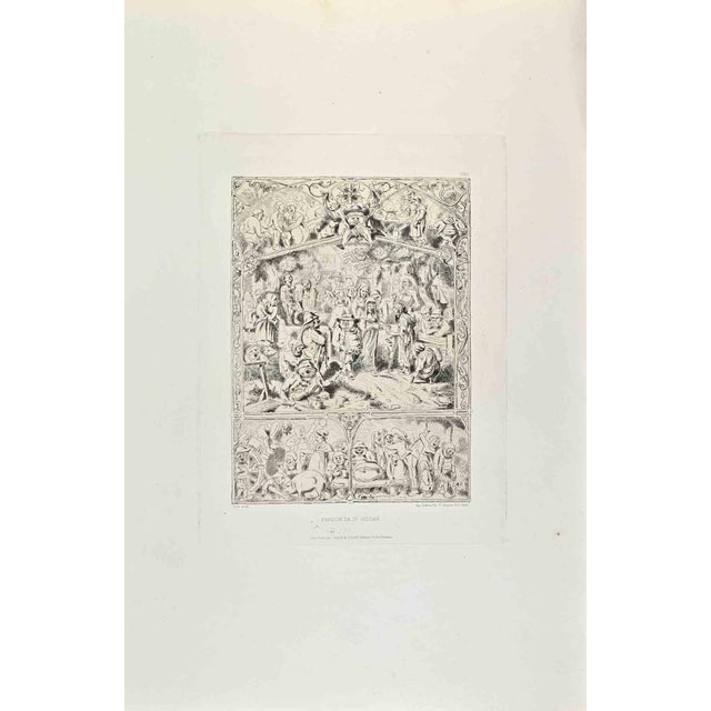 Unknown, Pardon de At. Gildas, Etching, 1870s For Sale