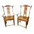 Circa 1800-1849 Antique Chinese High Back Arm Chairs- a Pair For Sale