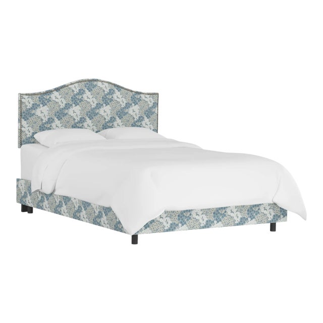 Ashland Bed in Blue Loiret, King For Sale