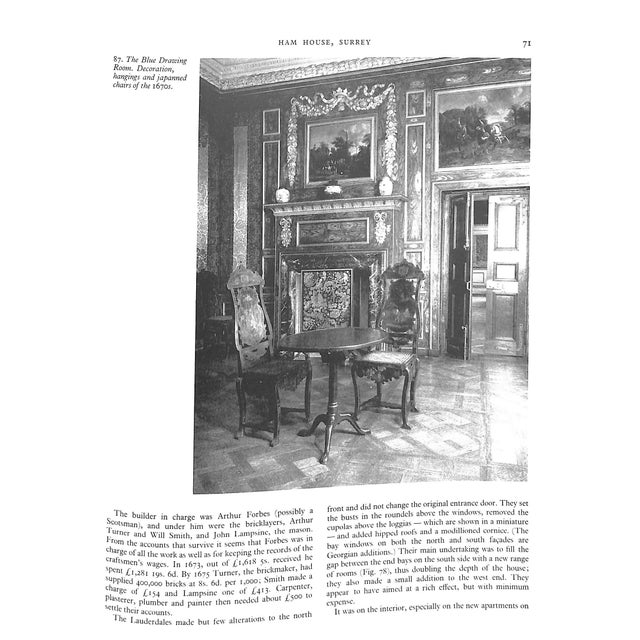 White "English Country Houses: Caroline 1625-1685" 1985 Hill, Oliver and Cornforth, John For Sale - Image 8 of 10
