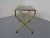 1960s French Brass & Glass Cart with Magazine Rack, 1960s For Sale - Image 5 of 16
