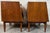 Mid-Century Modern Late 20th Century Pair of Walnut Drop Door Night Stands by Carlton House Fine Furniture For Sale - Image 3 of 16