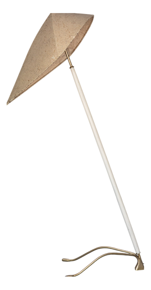 Vintage Wood and Paper Floor Lamp