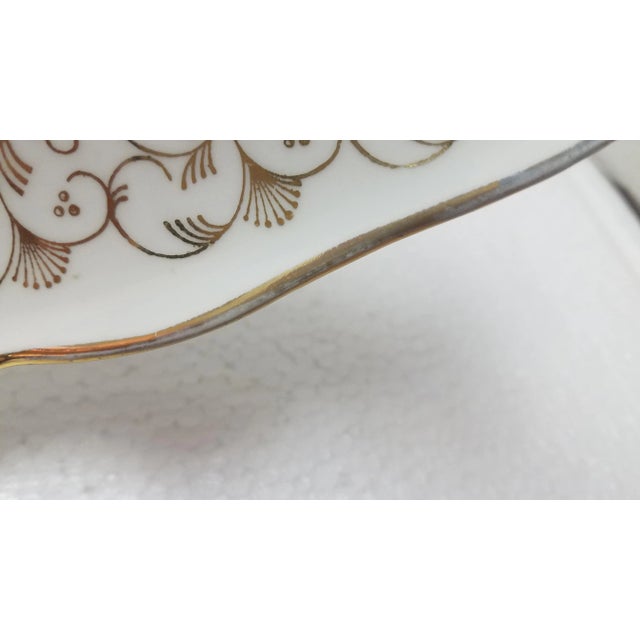 French 1960s French Hand-Painted Porcelain Fish Platter For Sale - Image 3 of 10