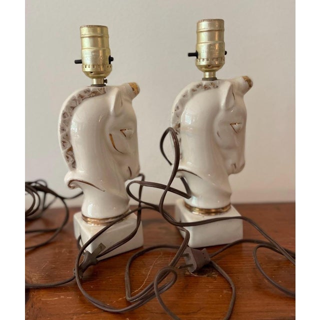 1970s Ceramic Table Lamps - a Pair For Sale - Image 4 of 4