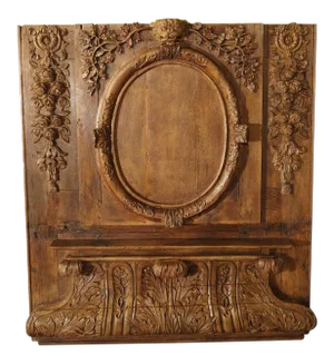 18th Century Oak Boiserie Panel From Chateau Saint-Maclou, Normandy France