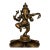 Dancing Ganesha Metal Sculpture on Pedestal Base For Sale