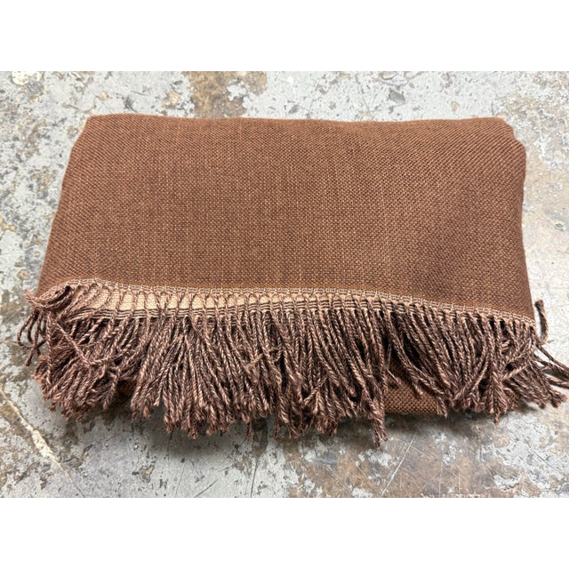 Somma for Muse Collection Reversible Woven Throw For Sale In San Francisco - Image 6 of 12