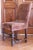 Wood Set of Six Continental Baroque Walnut Stretcher Base Dining Chairs For Sale - Image 7 of 13