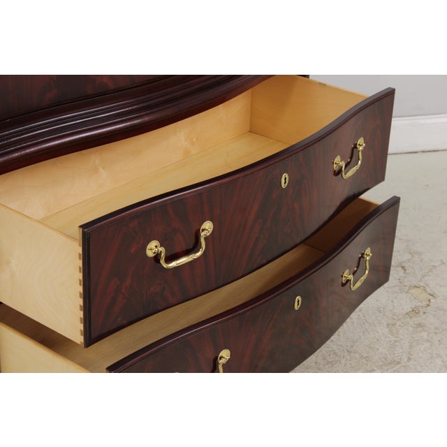 Thomasville Flame Mahogany Armoire Cabinet For Sale In Philadelphia - Image 6 of 16
