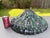 Mid-20th Century 20'' Tiffany-Style Leaded Green Slag Glass Lotus Leaf Lamp Shade For Sale - Image 9 of 18