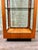 Wood 1960s Lane MCM Narrow Wood Open Display Case/Etagere W/Adjustable Smoked Glass Shelves For Sale - Image 7 of 12