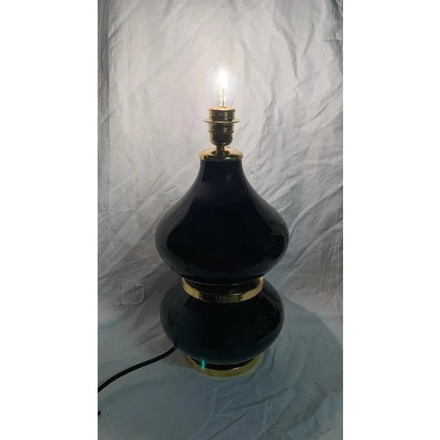 Murano Glass Table Lamps attributed to Seguso, Set of 2 For Sale - Image 4 of 12