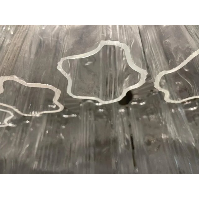 Large Tronchi Murano Glass Tube Chandelier by Paolo Venini, 1980s For Sale - Image 10 of 13