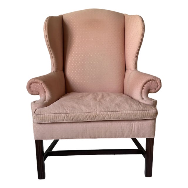 Hickory Chair Traditional Queen Anne Arm Chair For Sale
