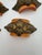 Set of 4 Vintage Drawer Pulls Handles Bakelite and Brass 1940's For Sale - Image 4 of 10