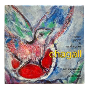 Marc Chagall Vintage 1974 First Edition Mourlot Lithograph Print Maeght Editeur Hardcover Modern Art Book