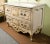 French Creme Peinte Bombe Commode For Sale - Image 10 of 10