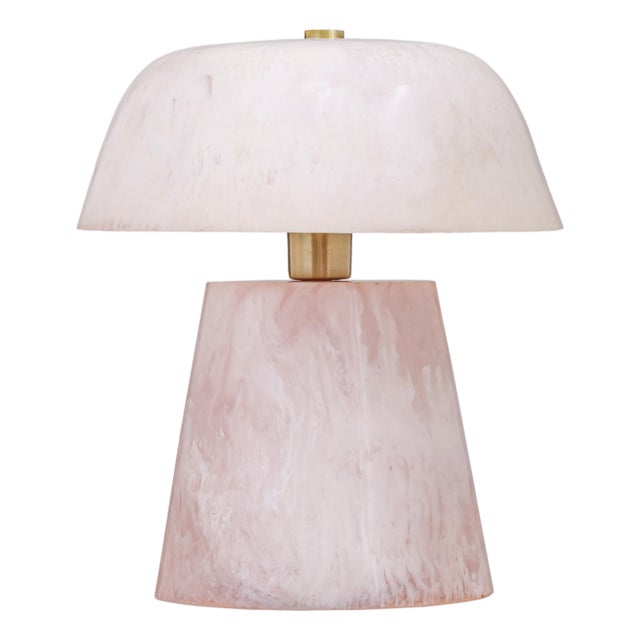 Pouty Pink Resin Table Lamp For Sale
