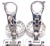 1990s Pair of Cartier Black Onyx Diamond Gold Panthere Panther Earrings For Sale - Image 10 of 13