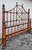 Hollywood Regency Pagoda Style Rattan Bed - Queen Size For Sale - Image 4 of 9