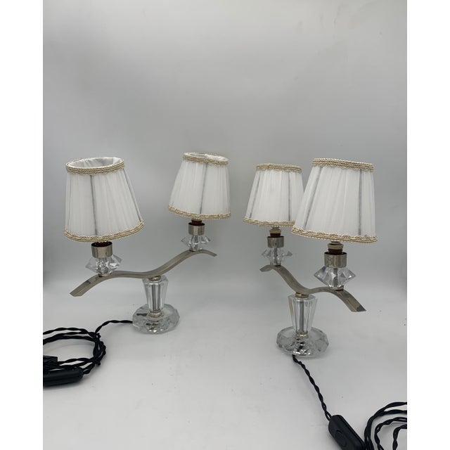 Murano Glass Table Lamps, 1930s, Set of 2 For Sale - Image 4 of 6