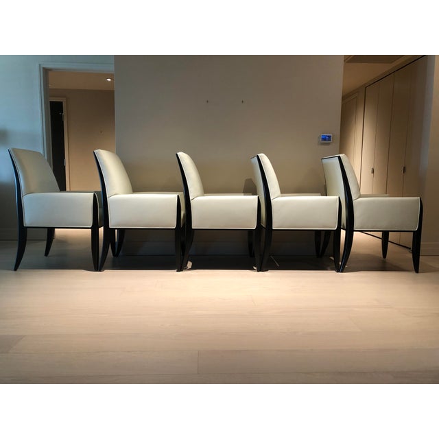 Randolph & Hein Dima Dining Chairs (5) - New and Unused Beautiful Set of Five (5) Randolph & Hein Dining Chairs with Matte...