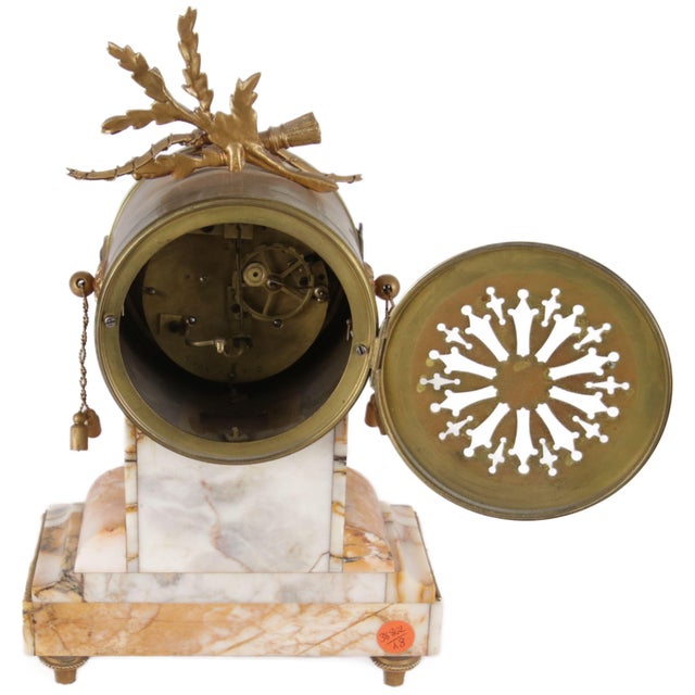 French Pendulum Mantel Clock, 1880s For Sale - Image 4 of 18