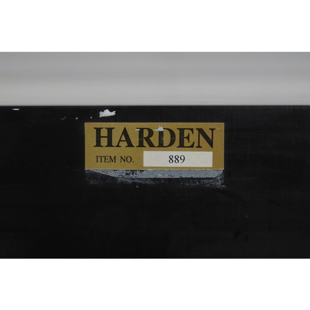 Harden Black Lacquer Chinoiserie Bombe Commode For Sale - Image 18 of 18