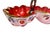 Antique Viennese Biedermeier Ruby Opaline Glass Bonbon Dish With Gilt Floral Enamel Decoration & Silver Handle, c.1830 For Sale In San Francisco - Image 6 of 16
