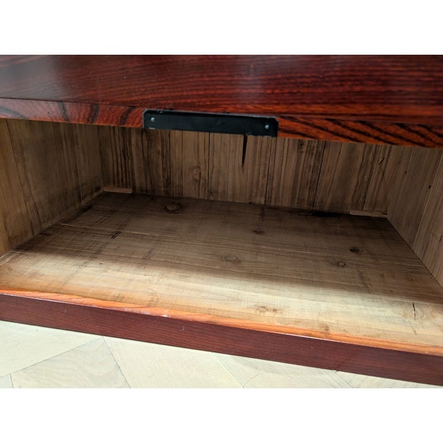 Vintage Japanese Stacking Tansu Chest (Isho-Dansu) With Rustic Iron Hardware For Sale In New York - Image 6 of 11