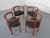 Black Teak & Leather Model 195 Dining Chairs by Ole Gjerløv-Knudsen & Torben Lind for France & Søn, Denmark, 1960s, Set of 4 For Sale - Image 8 of 18