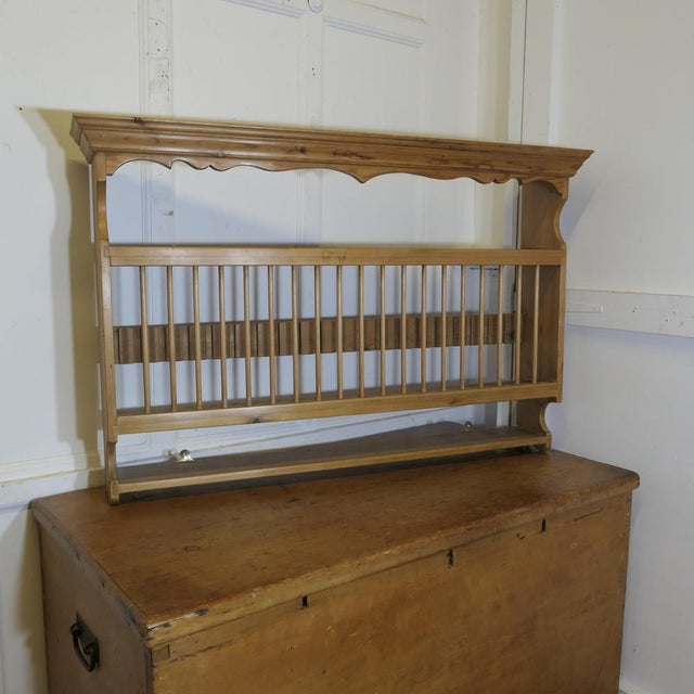 Long Pine Plate Rack, 1960 For Sale - Image 6 of 7