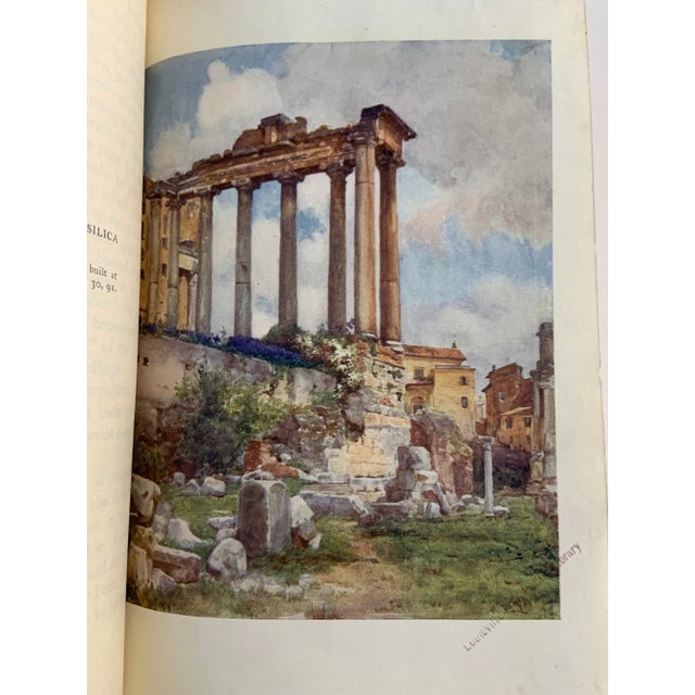 Blue 1905 Rome Painted by Alberto Pisa Book For Sale - Image 8 of 13
