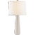 Barbara Barry for Visual Comfort Signature Athens Large Table Lamp in Ivory with Linen Shade For Sale