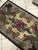 Rose Antique c.1900s American Hand-Hooked Rug, Roses & Acanthus Scrolls, Folk Art, 2'6" X 4'3" (79cm X 131cm) For Sale - Image 8 of 8