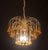 Pretty Murano chandelier with orange murano glass drops flowers in the style of Venini's La Cascata inspired by the iconic...