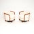 Mid-Century Modern Vintage Swedish Mahogany Chairs, 1950, Set of 2 For Sale - Image 3 of 10
