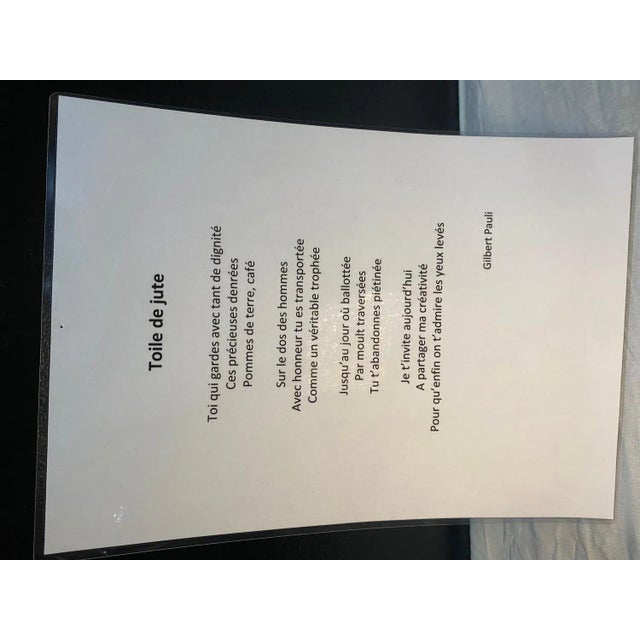 Gilbert Pauli, Fêter, Oil on Burlap, 2002 For Sale - Image 9 of 10